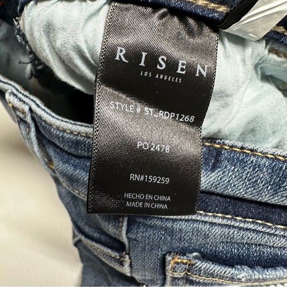 RISEN JEANS WOMENS WASHED NWT SIZE 9/29 cropped - Picture 7 of 11